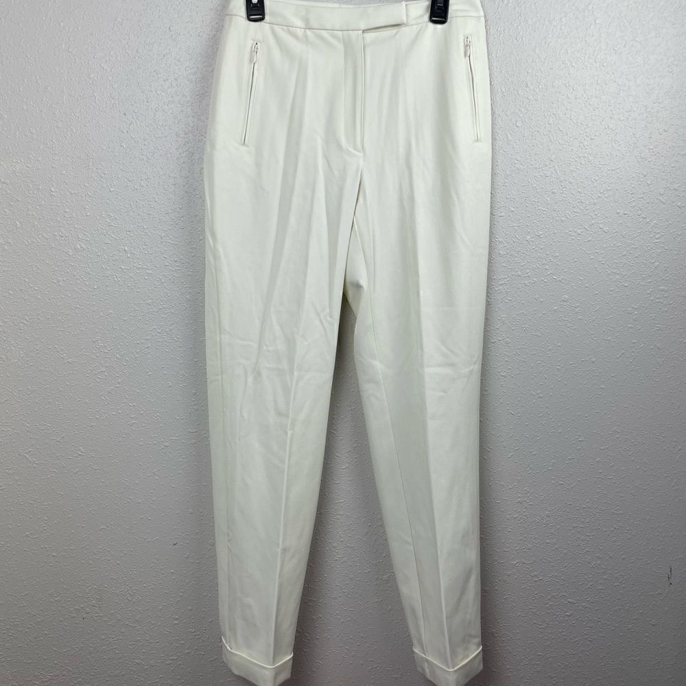 NWT Liz Claiborne LizSport Off-White Slack Pants Size 8